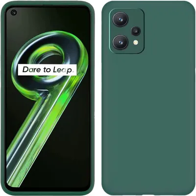 Immagine prodotto di Custodia per OPPO Realme 9 5G / Realme 9 Pro 5G, custodia protettiva in gomma liquida in silicone morbido Verde notte