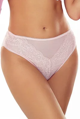 Produktbild von Vivisence dame slip unterhose 1055 spitze tüll netz geblümt schliefe unterwäsche, pink, s