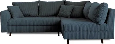 Produktbild von Best Mobilier Rune, Ecksofa, Blau, 4 Sitz(e), Rune, Samt, Holz