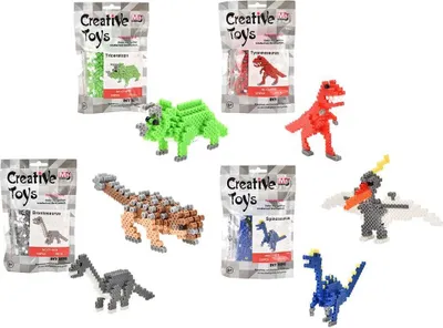 Image de Perles à repasser dinosaures 400el