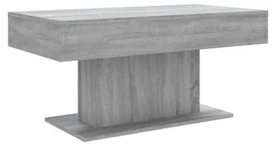 Zdjęcie produktu dla vidaXL Stolik kawowy szary Sonoma 96x50x45 cm Materiał drewnopochodny