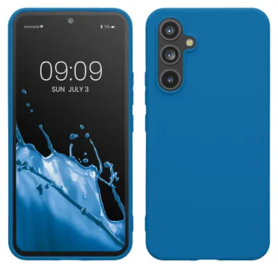Produktbild von kwmobile Handyhülle für Samsung Galaxy A54 5G Hülle - TPU Case - Kabelloses Laden - Schutzhülle Cover in Blue Reef