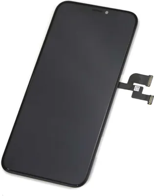 Produktbild von SINTECH© Premium komplett Display iPhone X soft OLED, schwarz, Farbe:Schwarz