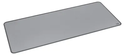 Produktbild von Logitech Desk Mat - Studio Series, Multifunktionale groe Unterlage, Erweiterte Mausmatte, Anti-Rutsch-Gummiboden, Spritzwassergeschtzt, Langlebig - Grau
