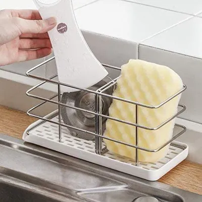 Image de Organisateur de cuisine - Organisateur pour évier - Rangement pour cuisine - Rangement pour évier - Organisateur de cuisine pour évier