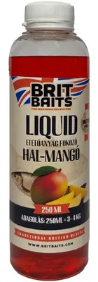Produktbild von BritBaits Flüssiger Heilbutt-Mango 250 ml
