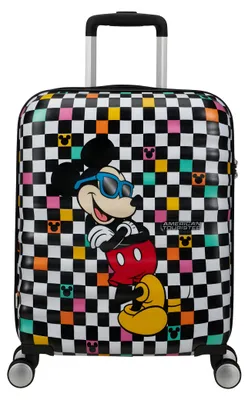 Image de American Tourister trolley Wavebreaker Disney Spinner 55 / 20 TSA Disney FL Mickey Check multicolore