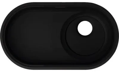 Produktbild von Spüle Blanco OOVALON 700-IF 75,6 x 43 cm schwarz 527991