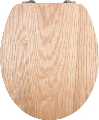 Produktbild von Famanu WC-Sitz Duroplast mit Schnellverschluss - Holzoptik
