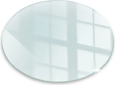 Produktbild von Glasbodenplatte für Kamin – Funkenschutz und Hitzeschutz aus Glas - fi70 cm