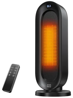 Zdjęcie produktu dla Grzejnik wentylatorowy Toren - moc 2000 W - czarny - elektryczny