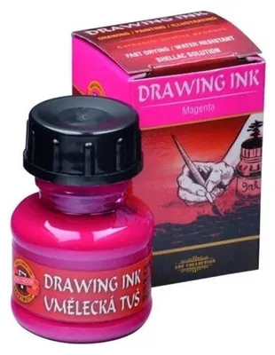 Obrázek produktu pro Inkoust pro umělce KOH-I-NOOR, 20 g - 2315 Purpurová