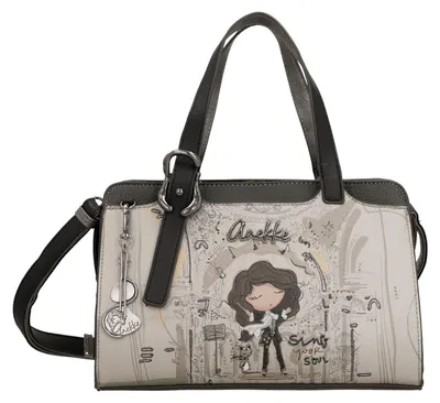 Produktbild von Anekke Handtasche Umhängetasche Orchestra Short Handle Bag Multicolor grau