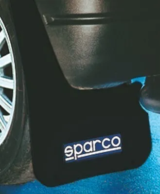 Produktbild von SPARCO 03791NR Schmutzfänger Spritzschutz Spritzlappe Paar PE (Polyethylen) 280mm Auto LKW Motorrad