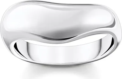 A close-up studio shot of a silver ring.