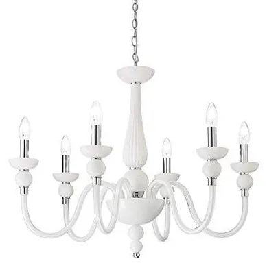 Zdjęcie produktu dla Ideal Lux lampa wisząca Doge Sp6 biała