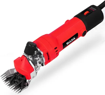 Productafbeelding van Elektrische schapen- en geitenschermachine, 680W, 220V, 6 versnellingen, met trimmer, voor het knippen van wol. Wordt geleverd met doos