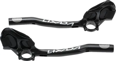 Produktbild von Lixada Carbon-Faser-Road Bike Fahrrad Aeroaufsatz Rest Lenker Aerolenker 31,8 mm