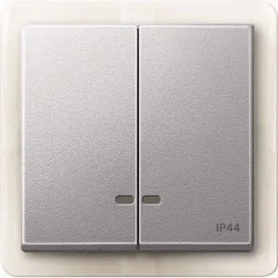 Produktbild von Merten Doppelwippe alu MEG3424-0460