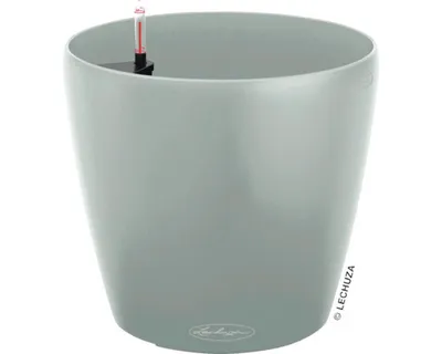 Obrázek produktu pro LECHUZA CLASSICO Color ECO 18, Oválný květináč, Volně stojící, Plast, Světle šedá, Kuželovitý, Vnitřní/venkovní