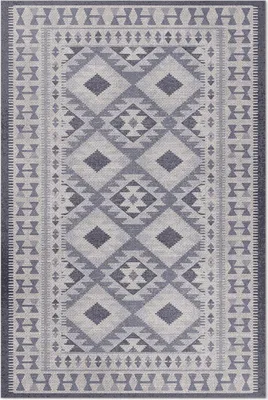 Produktbild von Stoffimitat im Retro-Vintage-Stil – Vinylteppich – 80x120 cm – Indoor Teppich – Flur – Pflegeleicht – Modern