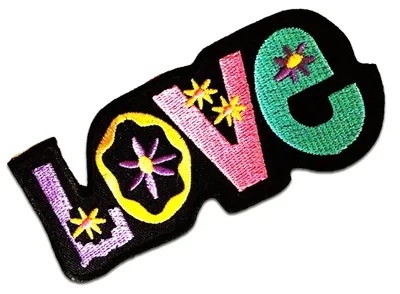 Obrázek produktu pro Catch the Patch Love Liebe - nášivka, nažehlovací nášivka, nažehlovací aplikace, nášivky, k nažehlení, velikost: 11 x 8,5 cm