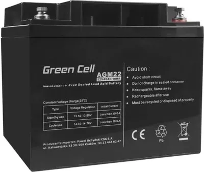 Produktbild von Green Cell Akumulator Żelowy Agm22 12V 40Ah
