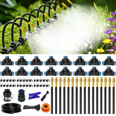 Produktbild von 15 Meter Tropfbewässerungsanlage für den Garten mit flexiblem Schlauch