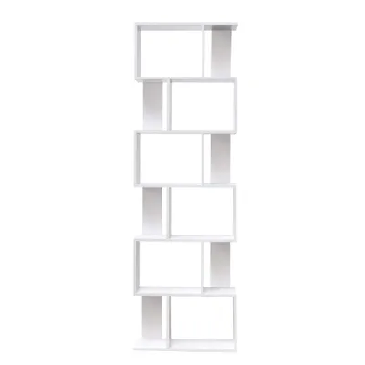 Immagine prodotto di Libreria Rebecca Mobili a 6 scomparti in MDF, bianco