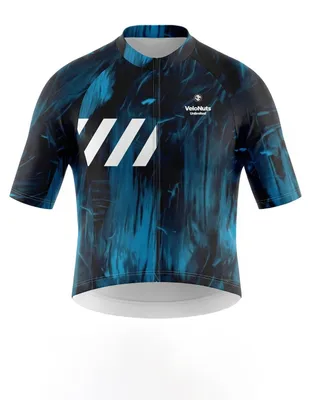 Produktbild von VeloNuts Damen Radtrikot, Ink Burst, Blue Phantom, 2XS