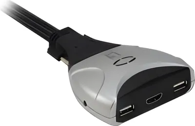 Immagine prodotto di LevelOne KVM Switch 0290 2-Port Kabel, HDMI, USB, Audio