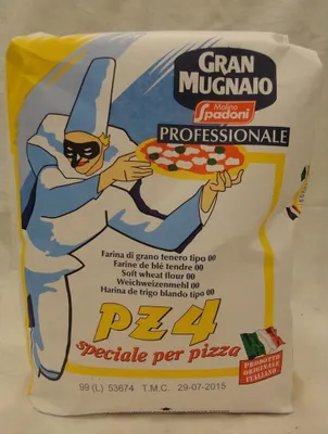 Produktbild von Gran Mugnaio Professionale Farina di grano Tipo 00 PZ4 Speciale per Pizza 5000g Packung (Weichweizenmehl Typ 00 für Pizza)