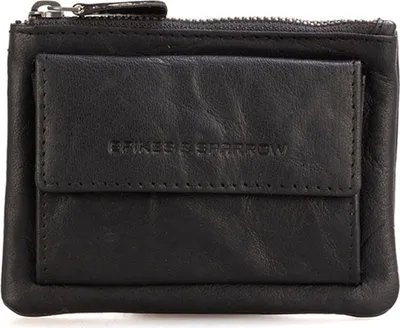 Zdjęcie produktu dla SPIKES & SPARROW Skórzane etui na klucze Bronco Key Case Black czarne