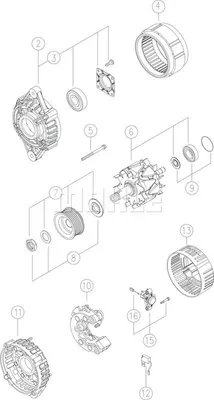 Produktbild von Lichtmaschine Generator 95A