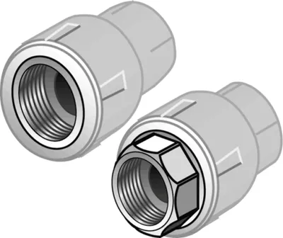 Productafbeelding van KE Kelit KE13, KELEN, PP-RCT, overgang met IG, 25x1/2", 1 stuk.