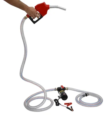 Obrázek produktu pro Čerpadlo na naftu – samonasávací čerpadlo – 12 V – 175 W – 3600 ot./min – průtok 45 l/min – výtlak 10 m – červené