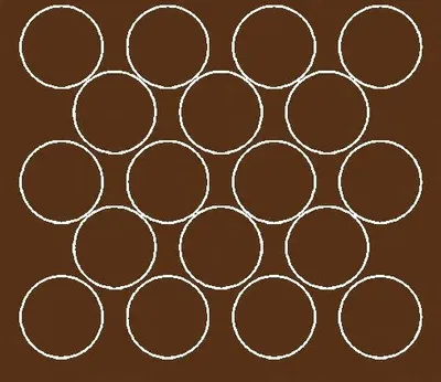 Obrázok produktu pre Kruhové nálepky, priemer 10 cm, 18 kusov, lesklé hnedé