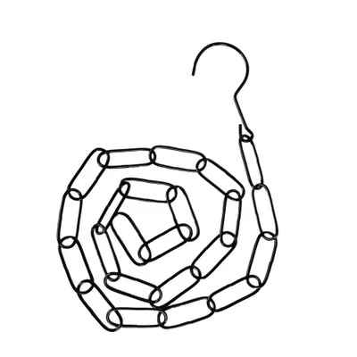 Produktbild von Clayre & Eef Kette mit Haken 100 cm Schwarz Eisen