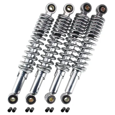 Zdjęcie produktu dla Zestaw obniżający amortyzator chrom 280 mm + 280 mm do Simson Schwalbe KR51 Star