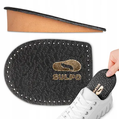 Produktbild von Sulpo Kork-Leder Einlegesohlen für Beinlängendifferenz 20mm Schwarz