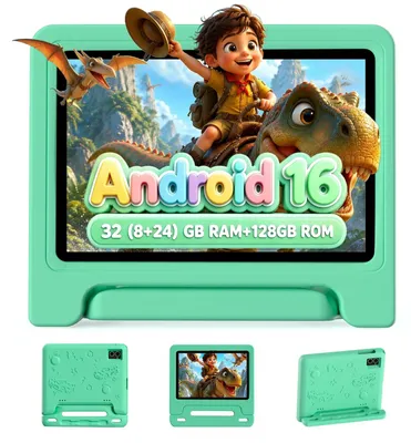 Produktbild von 2026 Tablet 10 Zoll Android 16 Tablet Widevine L1 32GB RAM+128GB ROM 2TB Grün