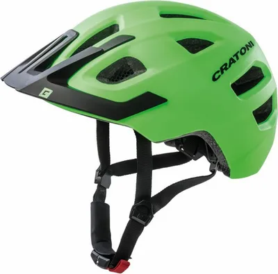 Zdjęcie produktu dla Kask Cratoni Maxster Pro limonkowo-czarny mat 2017 wielkość S-M (51-56 cm) 111608C2