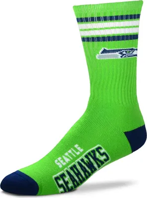 Produktbild von For Bare Feet - NFL Seattle Seahawks Graphic 4-Stripe Deuce Socken - Mehrfarbig : Mehrfarbig M Farbe: Mehrfarbig Größe: M