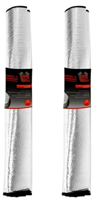 Produktbild von 2er Set Scheibenabdeckungen für Sonnenschutz und Winterschutz 210x97 cm für SUVs und Vans