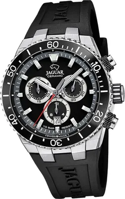 Produktbild von Jaguar Herren Uhr Silikonarmband schwarz D2UJ1021/3