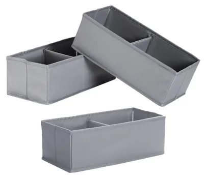 Productafbeelding van Omgoods - Set van 3 Vouwbare Opbergdozen - Organiser voor Kleding en Accessoires