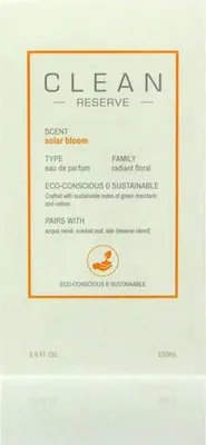 Zdjęcie produktu dla Clean Solar Bloom woda perfumowana unisex 100 ml