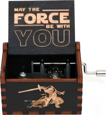 Zdjęcie produktu dla Pozytywka Gwiezdne Wojny Star Wars ręczna pozytywka z melodią dla fanów serii i kolekcjonerów