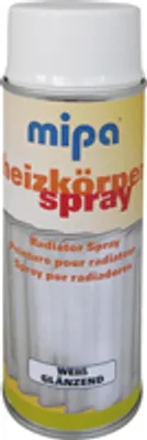 Produktbild von MIPA Heizkörperlackspray RAL9010 reinweiß Spraylack 400ml vergilbungsbeständig <120°C