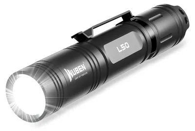 LED-Taschenlampe, 1200 Lumen, IP68, wiederaufladbar, 5 Modi